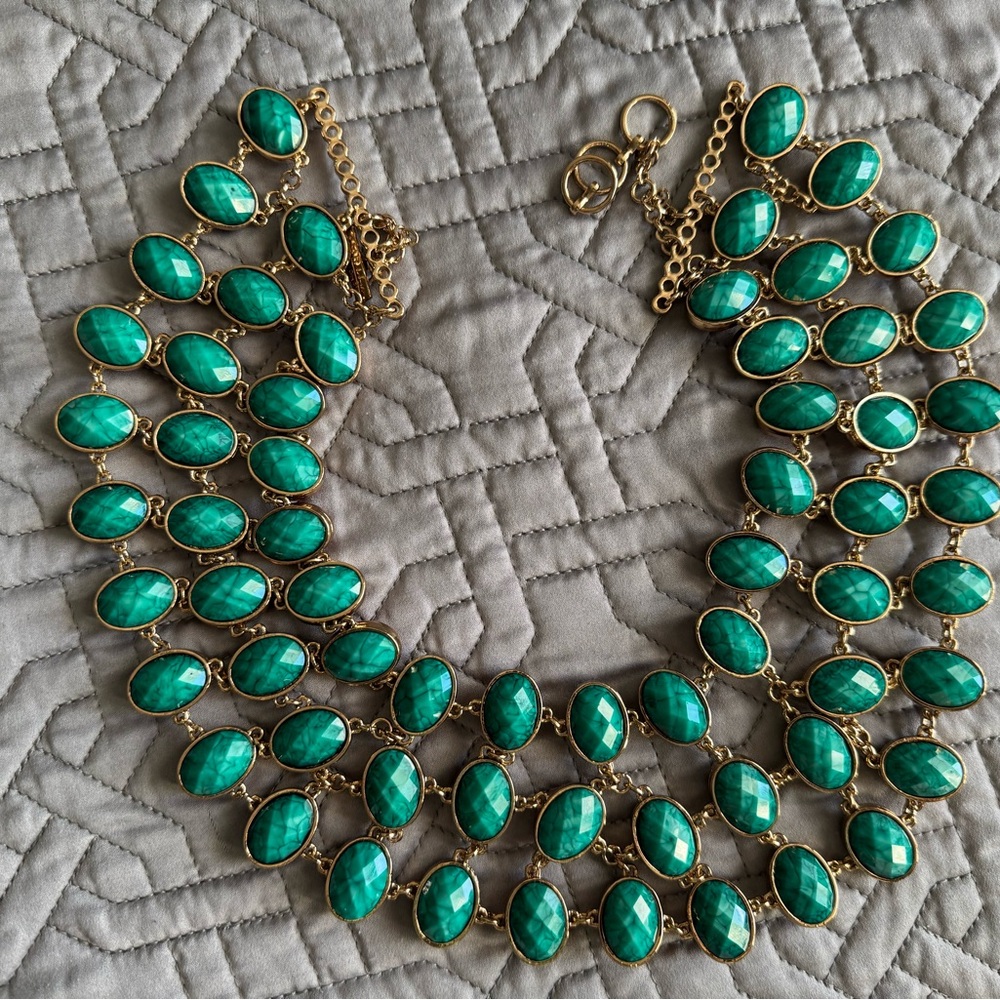 Amrita Singh Reversible Multi-Strand Gemstone Statement Necklace